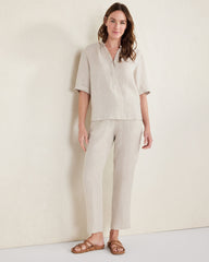 LINEN CUFF SLEEVE TOP | Talbots sale