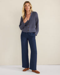 LINEN STRAIGHT LEG PANTS | Talbots US