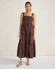 ORGANIC COTTON POPLIN MIDI DRESS | Talbots online