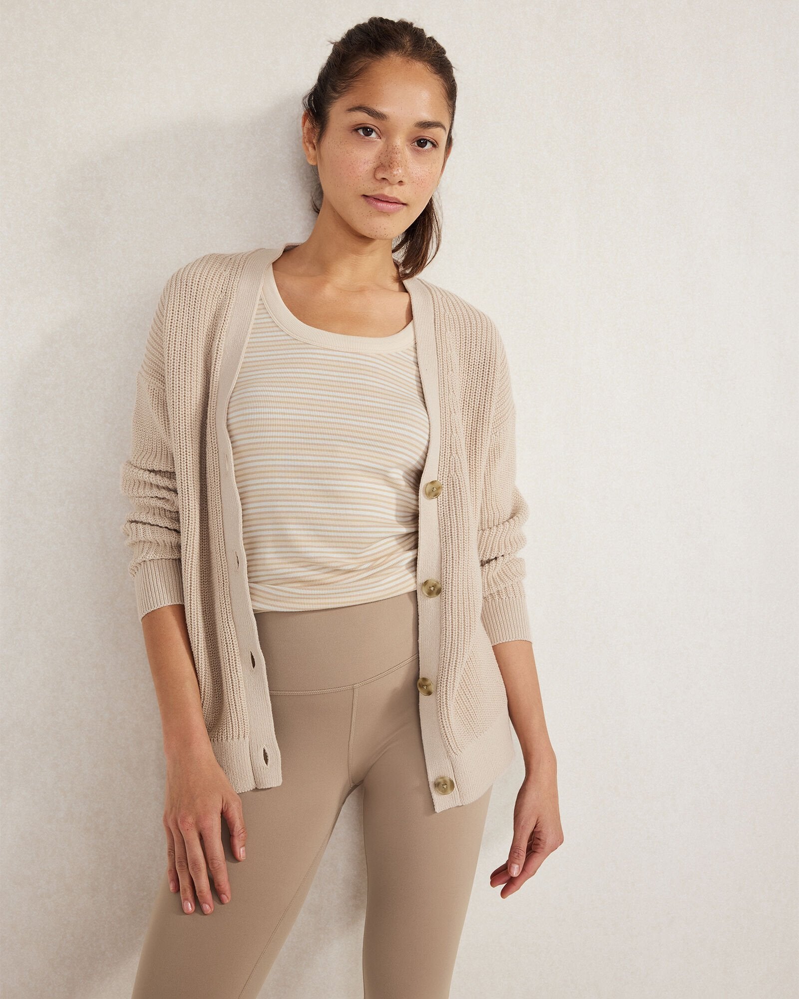 ORGANIC COTTON STRIPE SCOOP NECK TANK | Talbots US