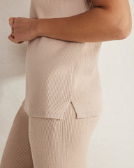 ORGANIC COTTON RIB KNIT SWEATER | Talbots outlet