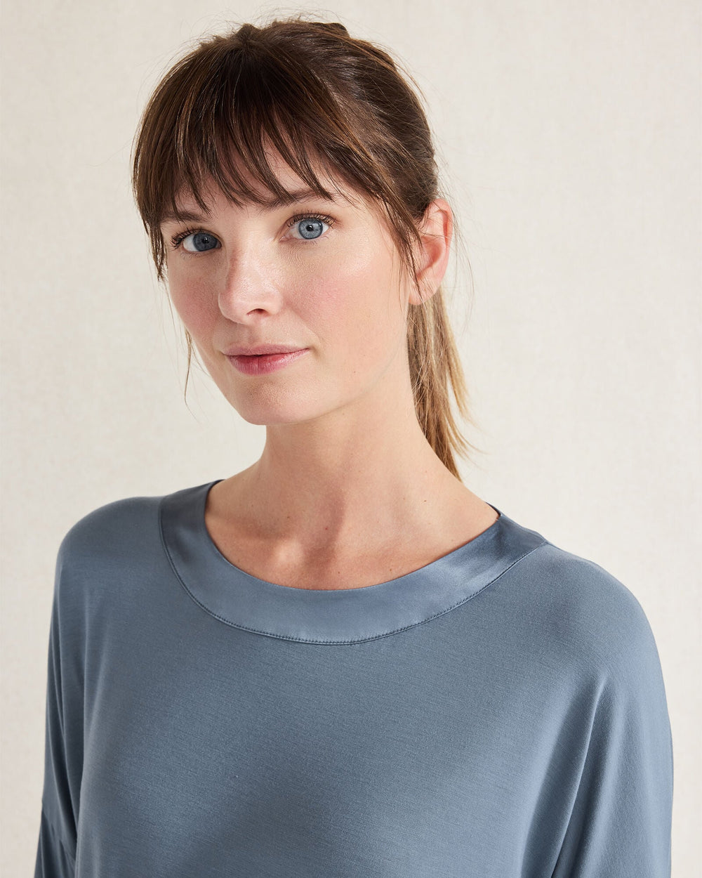 CALM & COOL CINCHED SLEEP TOP | Talbots on sale