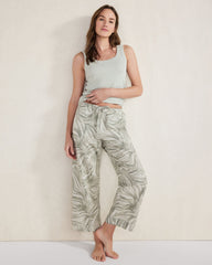ORGANIC COTTON LINEN WATERCOLOR PAJAMA PANTS | Talbots outlet