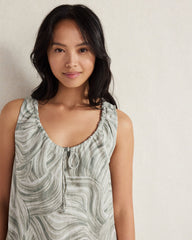 ORGANIC COTTON LINEN WATERCOLOR SLEEP DRESS | Talbots near me