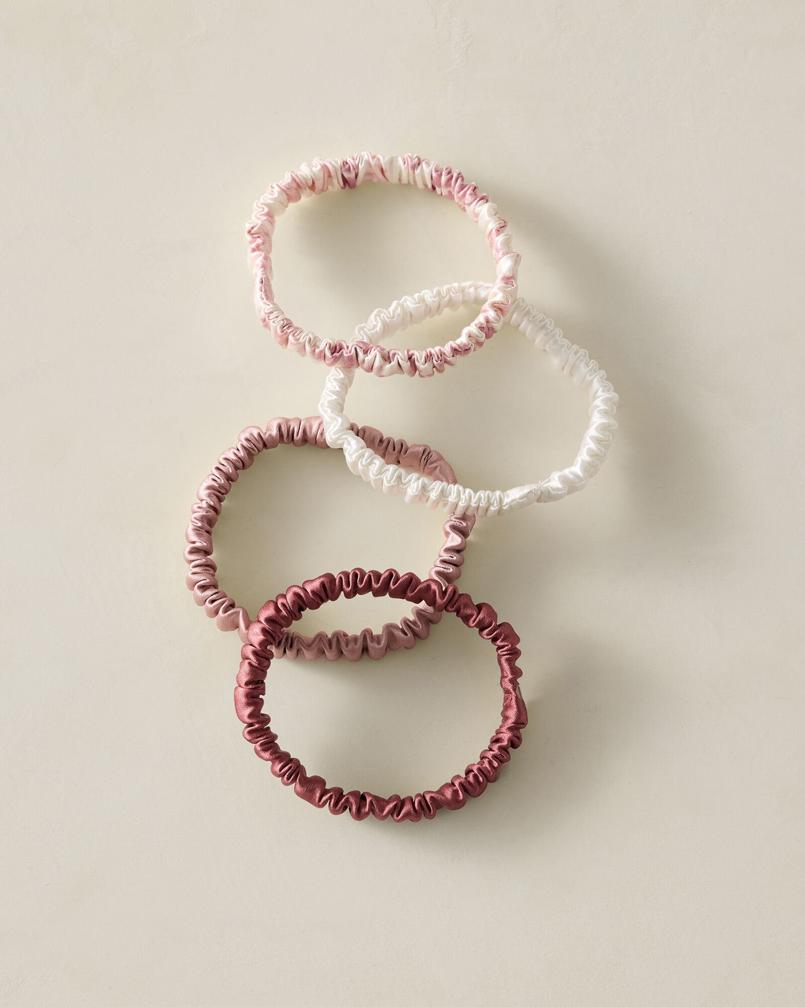 WASHABLE SILK HAIR TIES — MACARON MULTI | Talbots discount
