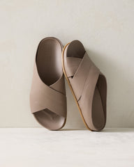 LEATHER CRISS-CROSS SANDALS | Talbots online