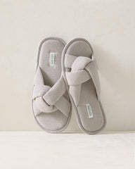 COTTON BLEND HOTEL SLIPPERS | Talbots on sale