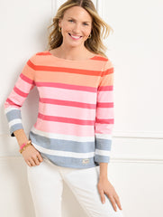 AUTHENTIC TALBOTS TEE - CELESTE STRIPE | Talbots on sale