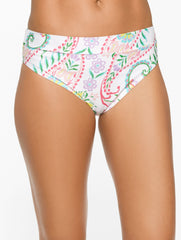 AQUA CLUB HIGH WAIST SWIM BOTTOM - ISLAND PAISLEY | Talbots online