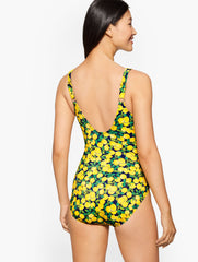 MIRACLESUIT® BLOCKBUSTER ONE-PIECE SWIMSUIT - LEMON BUNCHES | Talbots near me