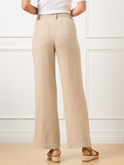 FLOWY WIDE ANKLE PANTS | Talbots discount