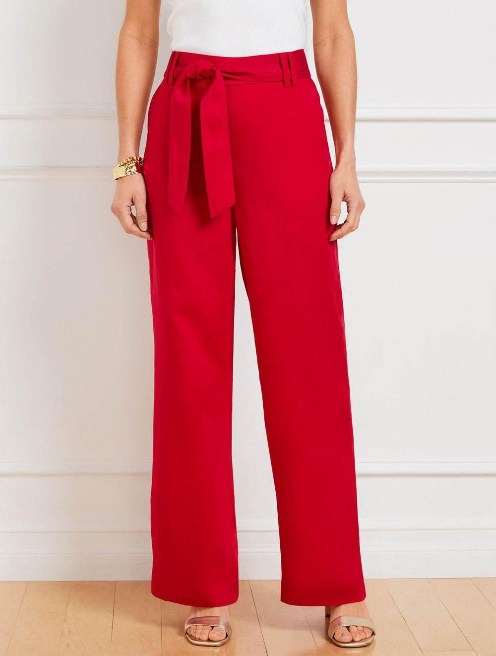 WIDE LEG PULL-ON PANTS | Talbots discount