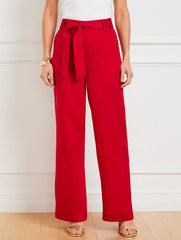 WIDE LEG PULL-ON PANTS | Talbots discount