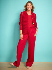 WIDE LEG PULL-ON PANTS | Talbots discount