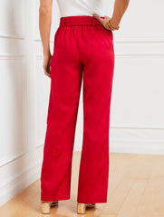 WIDE LEG PULL-ON PANTS | Talbots discount