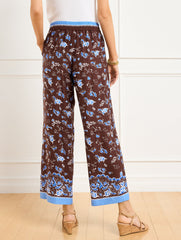 WIDE CROP PULL-ON PANTS - SPLENDID SWIRLS | Talbots discount