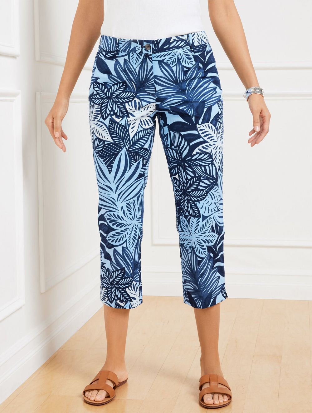 PERFECT SKIMMERS - WATERCOLOR BOTANICAL | Talbots online