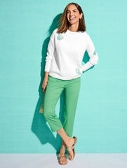 PERFECT SKIMMERS - WATERCOLOR BOTANICAL | Talbots online