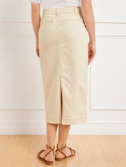 DENIM MIDI SKIRT | Talbots for sale