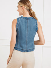 DENIM VEST | Talbots outlet
