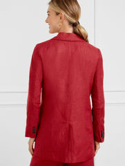 NO CLOSE LINEN BLAZER | Talbots online