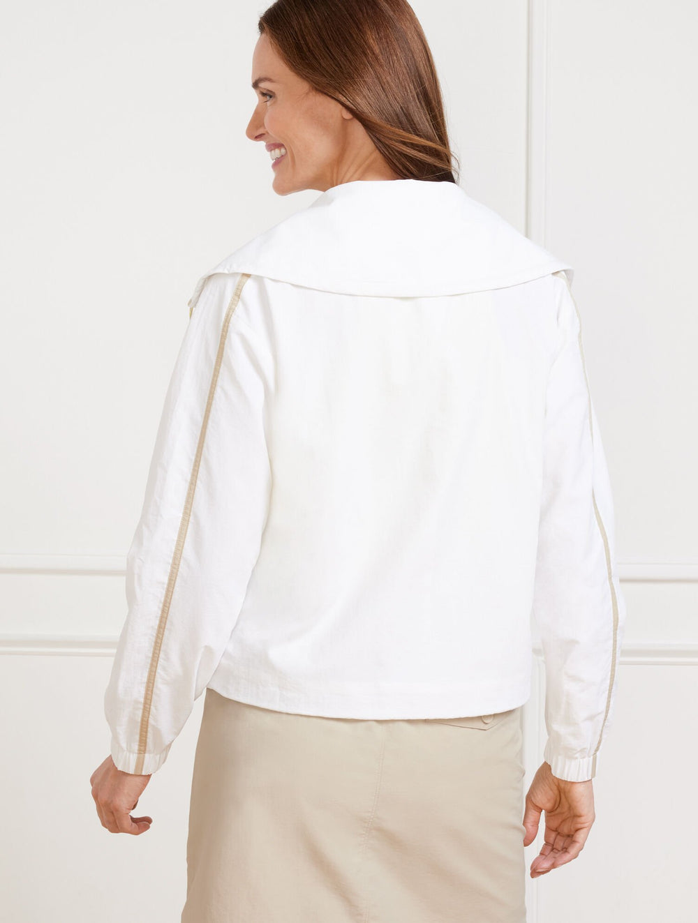 CRINKLE WEAVE JACKET | Talbots outlet