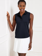 PIQUÉ POLO TANK | Talbots on sale