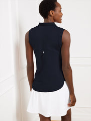 PIQUÉ POLO TANK | Talbots on sale