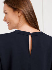 AIRKNIT STRETCH CREWNECK JUMPSUIT | Talbots online