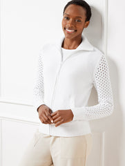 COOLMAX® TRAVEL SWEATER JACKET | Talbots on sale