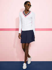COOLMAX® V-NECK SWEATER | Talbots discount