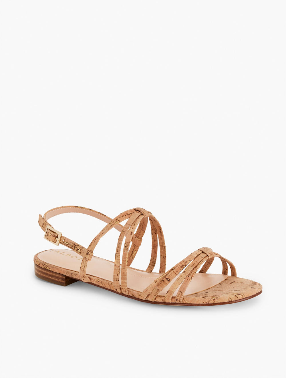 ARIA STRAPPY CORK SANDALS | Talbots sale