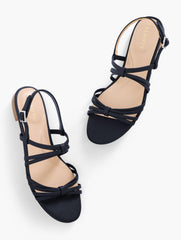 ARIA STRAPPY NAPPA SANDALS | Talbots near me