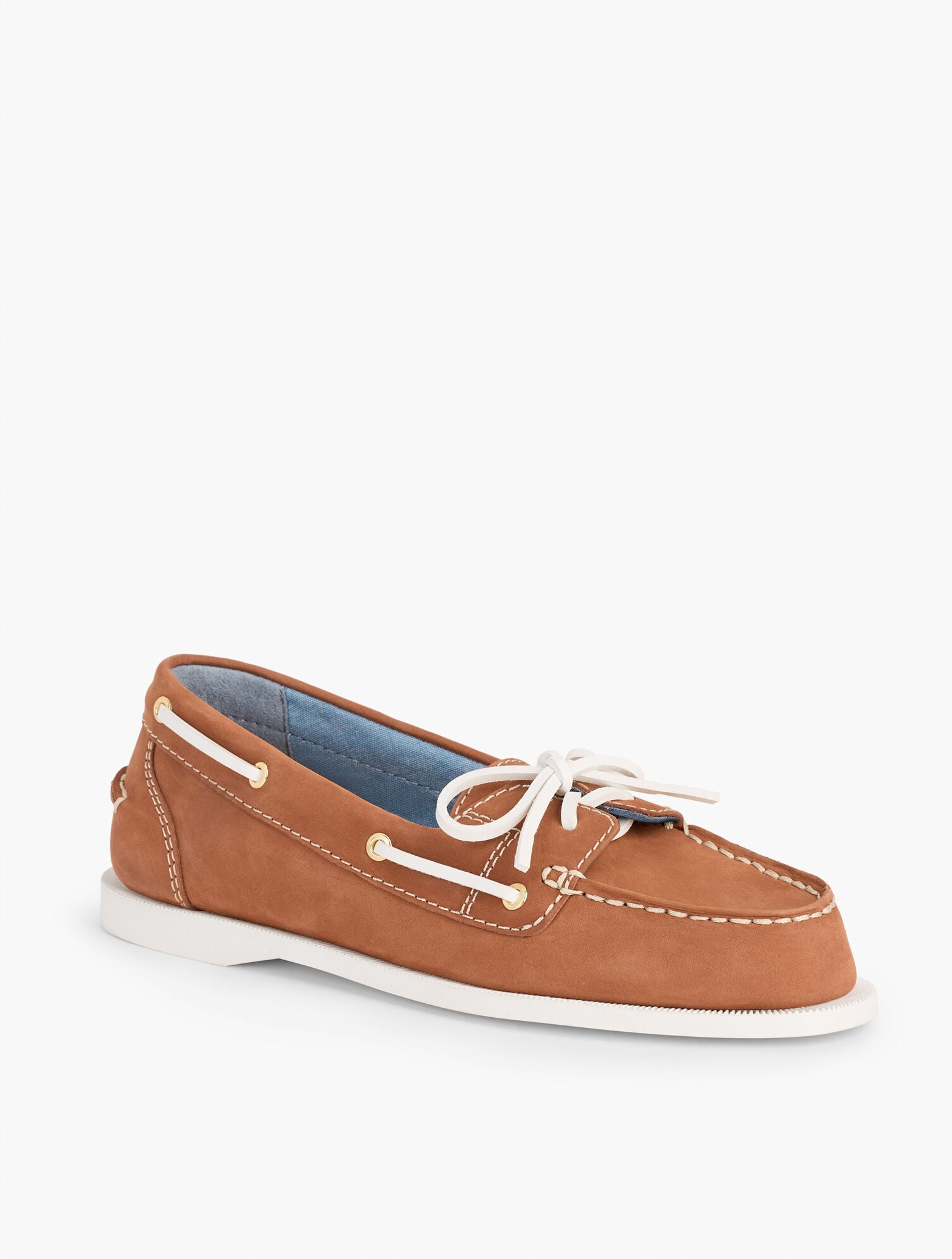 FINLEY NUBUCK BOAT SHOES | Talbots near me