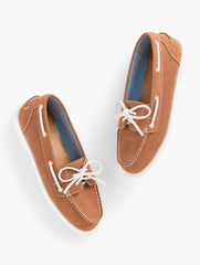 FINLEY NUBUCK BOAT SHOES | Talbots near me