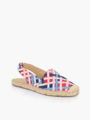 IZZY SLINGBACK ESPADRILLE FLATS - ROPE PRINT | Talbots discount