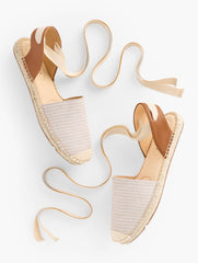 IZZY D’ORSAY ESPADRILLE FLATS - STRIPE | Talbots US