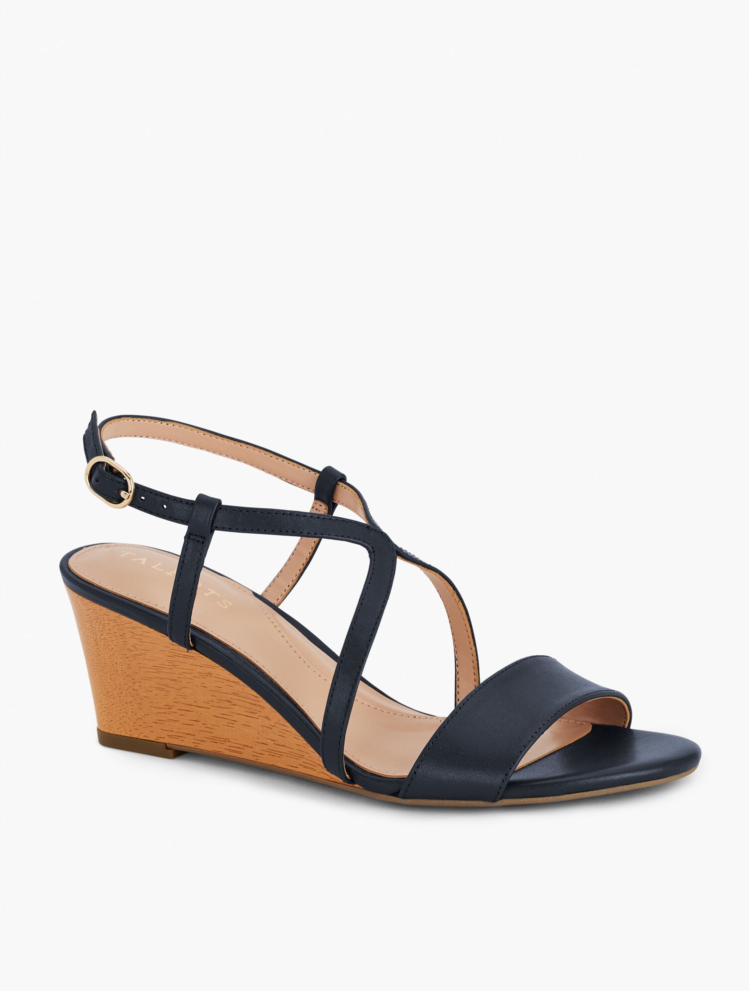 ROYCE NAPPA WEDGE SANDALS | Talbots sale