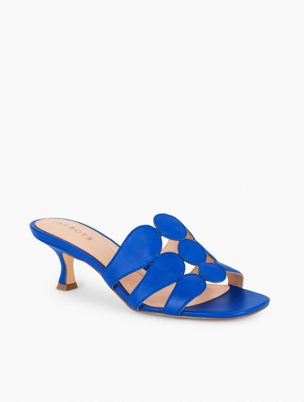 SABEL NAPPA FLARE HEEL SANDALS | Talbots sale