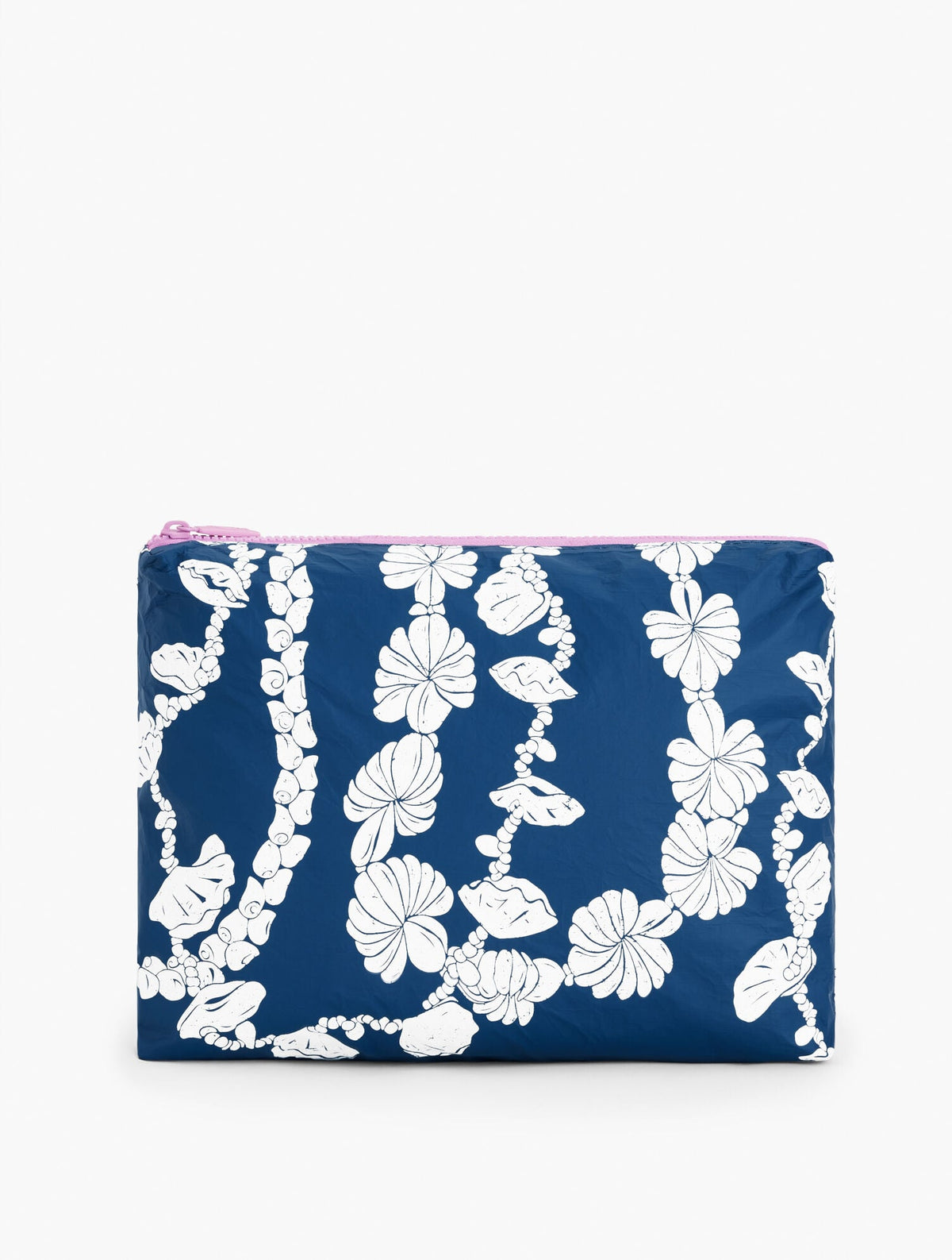 ALOHA COLLECTION MID SHELL LEI REVERSIBLE POUCH | Talbots on sale