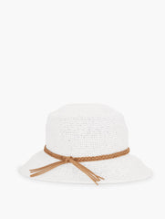 STRAW BUCKET HAT | Talbots online