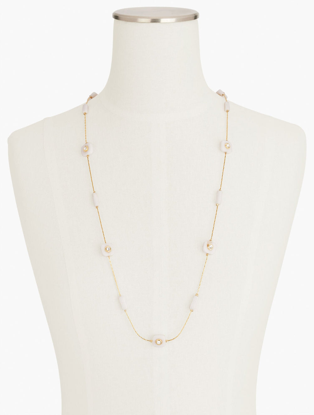 FLOATING GEO STONES CONVERTIBLE NECKLACE | Talbots US
