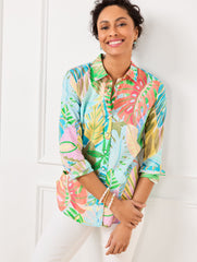 MODERN CLASSIC SHIRT - PARADISE FOLIAGE | Talbots US