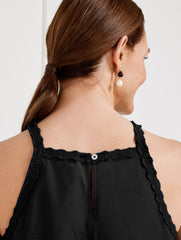 EMBROIDERED POPLIN SHELL | Talbots near me