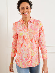 MODERN CLASSIC SHIRT - VIBRANT PAISLEY | Talbots US