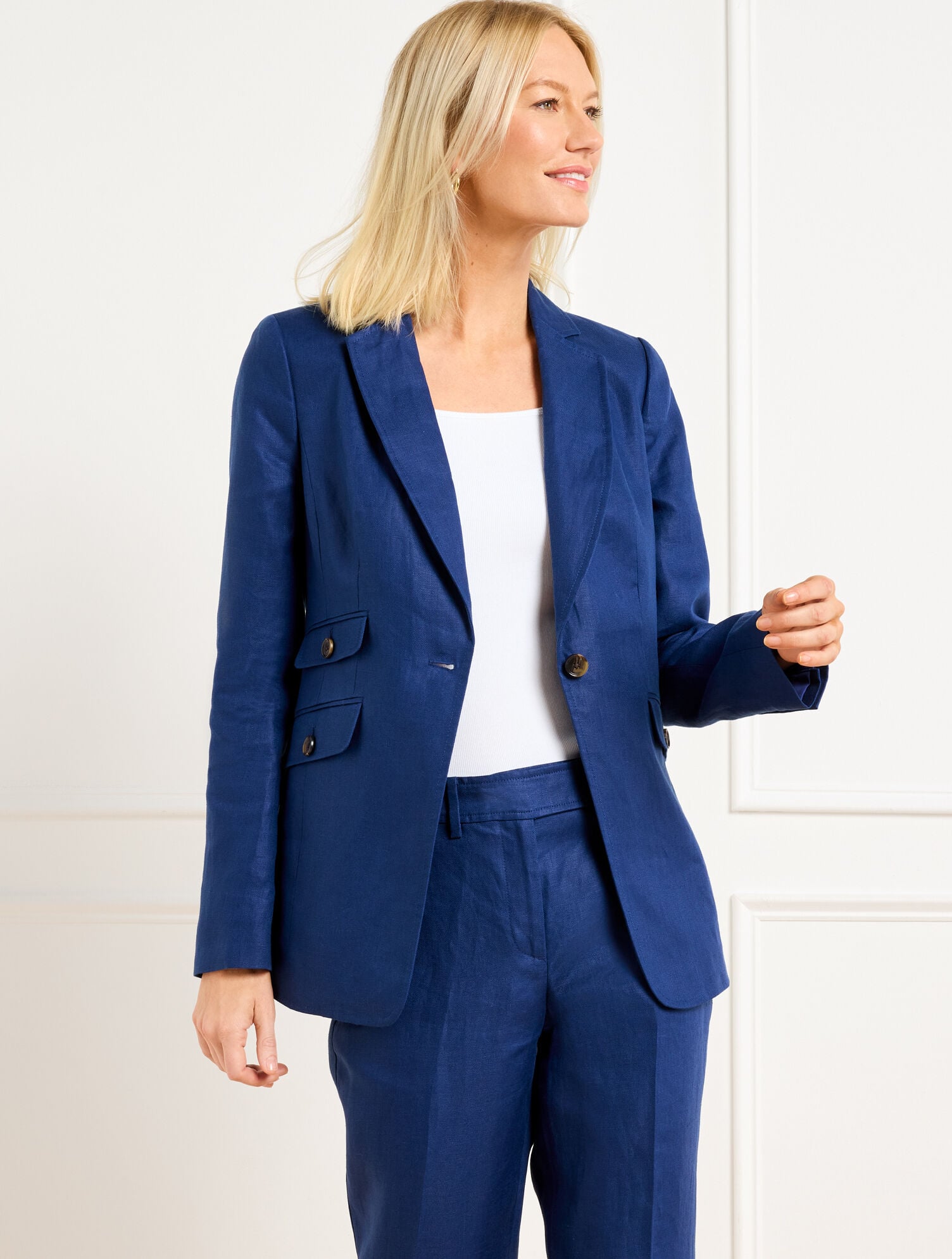 LUXE IRISH LINEN BLAZER | Talbots online