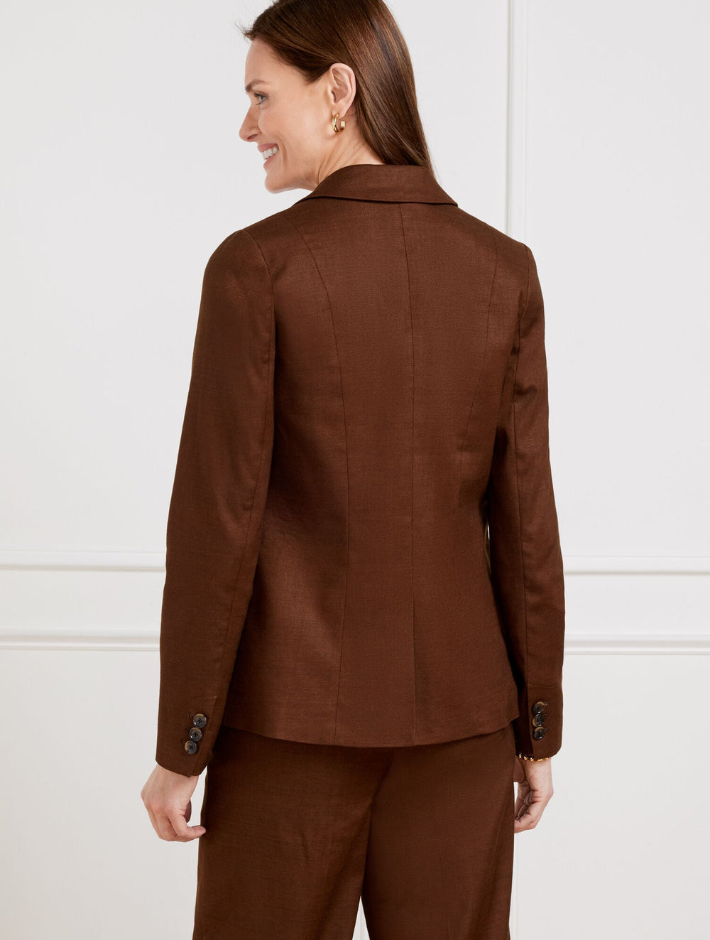 LINEN BLEND BLAZER | Talbots online