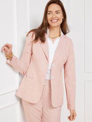 SEERSUCKER BLAZER | Talbots sale