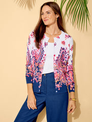 CHARMING CARDIGAN - FLORAL PAISLEY | Talbots online