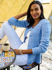 POINTELLE STITCH CARDIGAN | Talbots outlet